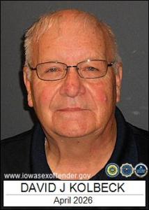 David Jay Kolbeck a registered Sex Offender of Iowa