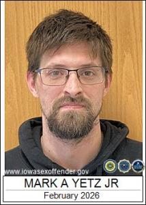 Mark Anthony Yetz Jr a registered Sex Offender of Iowa