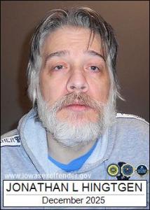 Jonathan Leroy Hingtgen a registered Sex Offender of Iowa