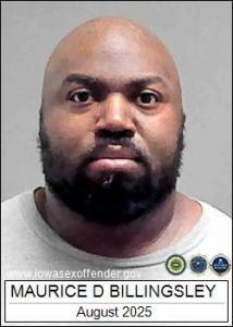 Maurice Dandre Billingsley a registered Sex Offender of Iowa