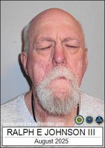 Ralph Edwin Johnson III a registered Sex Offender of Iowa