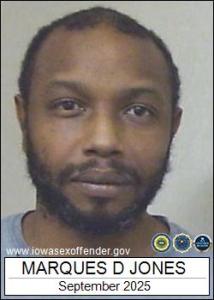 Marques Dean Jones a registered Sex Offender of Iowa