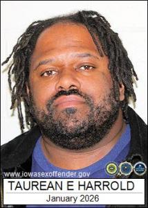 Taurean Edmund Harrold a registered Sex Offender of Iowa