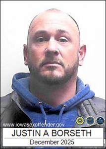 Justin Allen Borseth a registered Sex Offender of Iowa