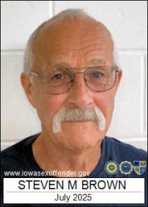 Steven Mark Brown a registered Sex Offender of Iowa