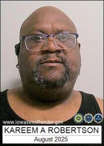 Kareem Abdul Jamil Robertson a registered Sex Offender of Iowa