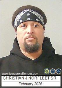 Christian Jonas Norfleet Sr a registered Sex Offender of Iowa