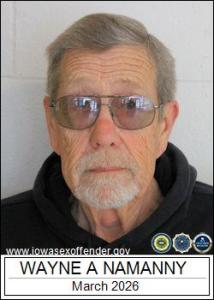 Wayne Alvin Namanny a registered Sex Offender of Iowa