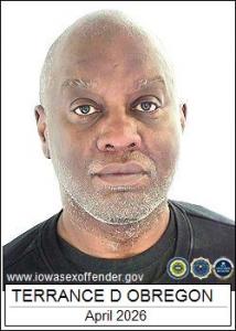Terrance Douglas Obregon a registered Sex Offender of Iowa