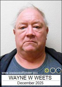 Wayne William Weets a registered Sex Offender of Iowa