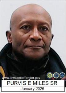Purvis Eugene Miles Sr a registered Sex Offender of Iowa