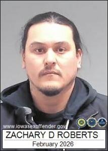 Zachary Dean Roberts a registered Sex Offender of Iowa