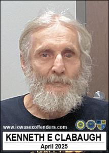 Kenneth Elmer Clabaugh a registered Sex Offender of Iowa