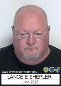 Lance Edwards Shepler a registered Sex Offender of Iowa