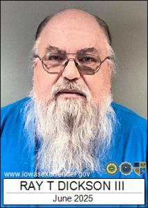 Ray Thomas Dickson III a registered Sex Offender of Iowa