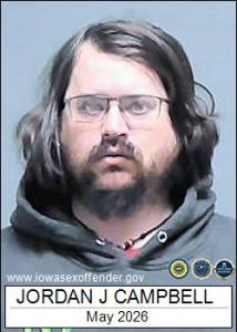 Jordan Jacob Campbell a registered Sex Offender of Iowa