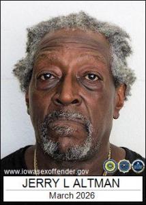 Jerry Lee Altman a registered Sex Offender of Iowa