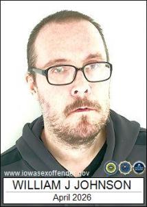 William Joseph Johnson a registered Sex Offender of Iowa