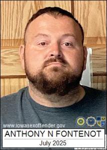 Anthony Neal Fontenot a registered Sex Offender of Iowa