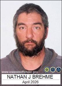 Nathan Jerry Brehme a registered Sex Offender of Iowa
