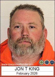 Jon Travis King a registered Sex Offender of Iowa