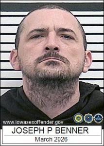 Joseph Paul James Benner a registered Sex Offender of Iowa