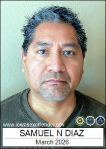 Samuel Narciso Diaz a registered Sex Offender of Iowa