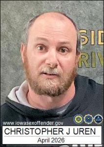 Christopher James Uren a registered Sex Offender of Iowa