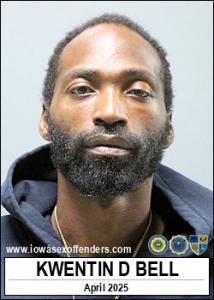 Kwentin Detrayce Bell a registered Sex Offender of Iowa