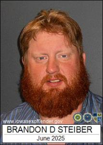 Brandon David Steiber a registered Sex Offender of Iowa