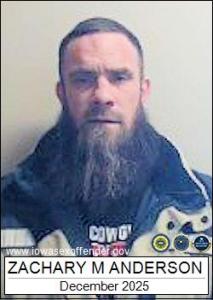 Zachary Michael Anderson a registered Sex Offender of Iowa