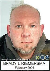 Brady Lee Riemersma a registered Sex Offender of Iowa