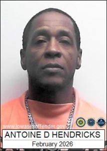 Antoine Dushawn Hendricks a registered Sex Offender of Iowa