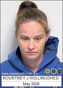 Kourtney Joy Hollingshed a registered Sex Offender of Iowa