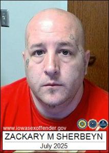 Zackary Michael Sherbeyn a registered Sex Offender of Iowa