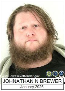 Johnathan Nathanael Brewer a registered Sex Offender of Iowa