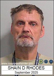 Shain Dail Rhodes a registered Sex Offender of Iowa