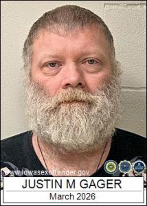 Justin Michael Gager a registered Sex Offender of Iowa
