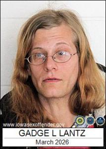 Gadge Lee Lantz a registered Sex Offender of Iowa