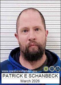 Patrick Ernest Schanbeck a registered Sex Offender of Iowa