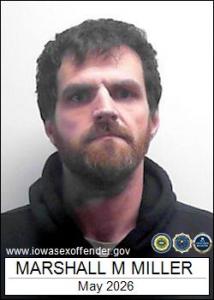 Marshall Mackenzie Miller a registered Sex Offender of Iowa
