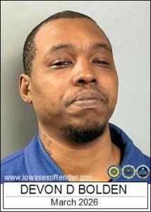Devon Demetrius Bolden a registered Sex Offender of Iowa