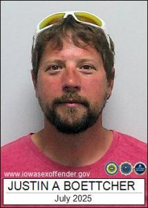 Justin Andrew Boettcher a registered Sex Offender of Iowa
