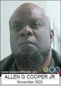 Allen Granville Cooper Jr a registered Sex Offender of Iowa