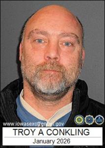 Troy Allen Conkling a registered Sex Offender of Iowa
