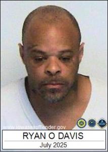 Ryan Oshea Davis a registered Sex Offender of Iowa