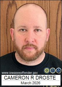 Cameron Richard Droste a registered Sex Offender of Iowa