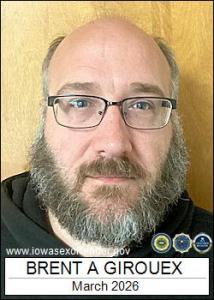 Brent Allen Girouex a registered Sex Offender of Iowa
