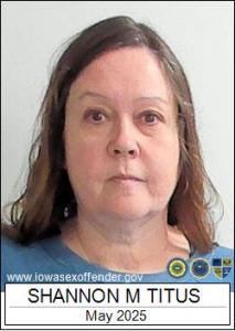Shannon Michelle Titus a registered Sex Offender of Iowa