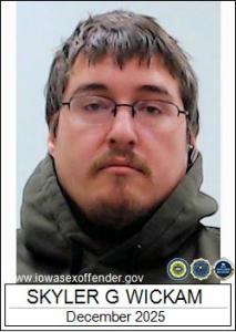 Skyler Gregory Wickam a registered Sex Offender of Iowa